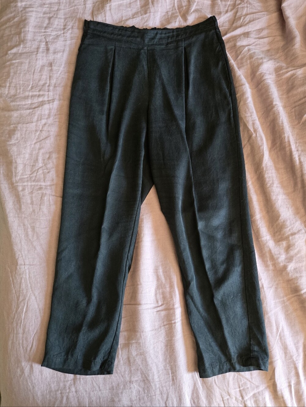 It Is Well LA Washed Black Pleated Trouser M